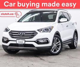 USED 2017 HYUNDAI SANTA FE SPORT 2.0T ULTIMATE AWD W/APPLE CARPLAY & ANDROID AUTO, HEATED FRONT SEATS, BACKUP CAM