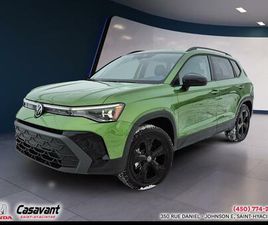 VOLKSWAGEN TAOS VOLKSWAGEN TAOS 2025 COMFORTLINE BLACK EDITION 4MOTION