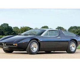 MASERATI BORA LOT 105 1976 MASERATI BORA 4.7-LITRE COUPÉ VENTE AUX ENCHÈRES