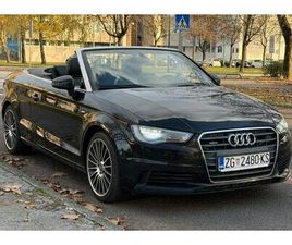 AUDI A3 CABRIO AUDI A3 CABRIO | 2.0 TDI | S-LINE | QUATTRO | MATRIX, 2015 GOD.