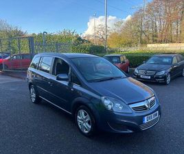 2011 VAUXHALL ZAFIRA 1.7 CDTI ECOFLEX EXCLUSIV [110] 5DR MPV DIESEL MANUAL