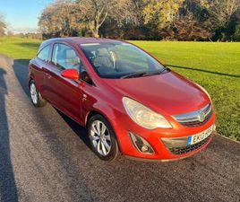 2013 VAUXHALL CORSA 1.2 ACTIVE 3DR [AC] HATCHBACK PETROL MANUAL