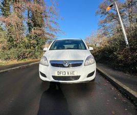 VAUXHALL, ZAFIRA, MPV, 2013, MANUAL, 1686 (CC), 5 DOORS
