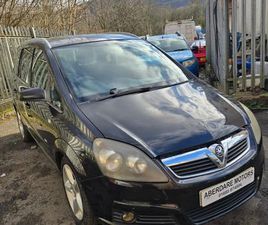 VAUXHALL ZAFIRA 1.9 CDTI SRI 2007