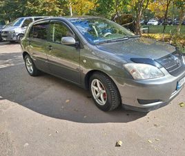 TOYOTA COROLLA E120 TOYOTA COROLLA AN. 2004