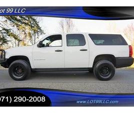 CHEVROLET SUBURBAN 2013 CHEVROLET SUBURBAN 4X4 4WD CHEVY 2500 V8 6.0L AUTO LEATHER BLACK