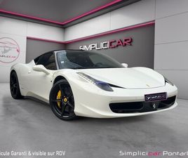 FERRARI 458 ITALIA FERRARI 458 ITALIA V8 4.5L 570CH GARANTIE 12 MOIS MINIMUM