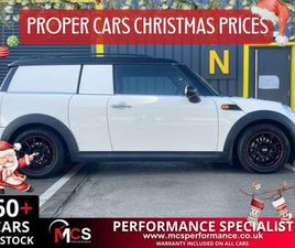 2013 MINI CLUBVAN 1.6 COOPER D CAR DERIVED VAN 5DR DIESEL MANUAL EURO 5 (START/STOP) (112 PS) CAR DERIVE...