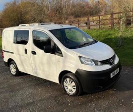 2018 NISSAN NV200 1.5 DCI CAMPERVAN DAYVAN MOTORHOME CAR DERIVED VAN DIESEL MANUAL