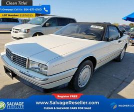 CADILLAC ALLANTE 1991 CADILLAC ALLANTE