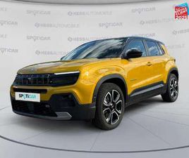 JEEP AVENGER ELECTRIQUE 156CH 115KW 1ST EDITION GPS CAMERA