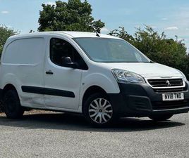 2018 PEUGEOT PARTNER PROFESSIONAL 1.6 HDI ULEZ FREE EURO 6 AC CARPLAY NAV DAB SENSORS SALVAGE CAT N