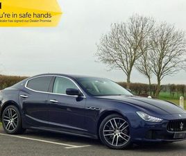 MASERATI GHIBLI 3.0D V6 SALOON 4DR DIESEL ZF EURO 5 (START/STOP) (275 PS)