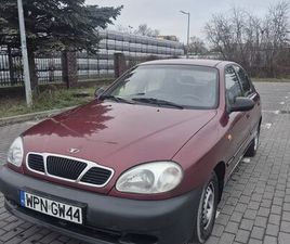 DAEWOO LANOS DAEWOO LANOS 1.5 8V , NOWA BUTLA LPG PLOŃSK • OLX.PL