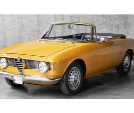 ALFA ROMEO GIULIA GT 1966 ALFA ROMEO GTC JAUNE MANUEL, 5 VITESSES CONDUITE À G...