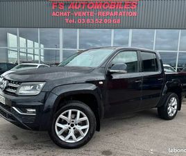 VOLKSWAGEN AMAROK 3.0 V6 TDI 224 CH CARAT 4MOTIONS / CLIM / GPS / ATTELAGE / XENON / 4X4 / BOITE AUTO / CUIR / REGULATEUR / 2018 / 160997 KMS