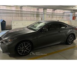 LEXUS RC UNICO PROPRIETARIO, NON FUMATORE, TENUTA SEMPRE IN BOX