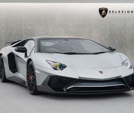 2016 LAMBORGHINI AVENTADOR 6.5 LP 750-4 SUPERVELOCE COUPE