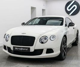 BENTLEY CONTINENTAL GT 6.0 W12 GT AUTO 4WD EURO 6 2DR