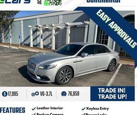 USED 2018 LINCOLN CONTINENTAL PREMIERE