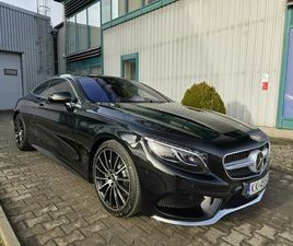 MERCEDES S 400 4MATIC COUPE. DISTRONIC, NOKTOWIZOR, BURMESTER, MASAŻE, PANORAMA. WĘGRZCE