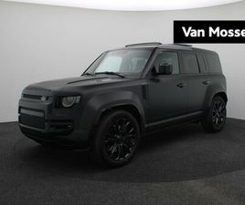 LAND ROVER DEFENDER 4.4 P635 110 OCTA BLACK | 22 WIELEN | 6D DYNAMICS ONDERSTEL | SATIN XPEL WRAP | EL. TREKHAAK | KLASSE 5 SCM ALARM