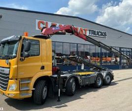 DAF DAF FAX CF 480 EURO 6 HMF 26 TONMETER LAADKRAAN — VRACHTWAGENS — MARKTPLAATS