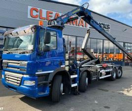 DAF FAX 85 CF 360 8X2 EURO 5 HIAB 16 TONMETER LAADKRAAN — VRACHTWAGENS — MARKTPLAATS