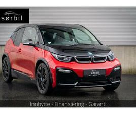 BMW I3 94 AH S 94AH/184HK/FULLY CHARGED/LAV KM/SKINN/KAMERA/NAVI/+++