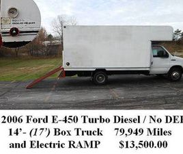 FORD E450 2006 FORD E-450 TURBO DIESEL