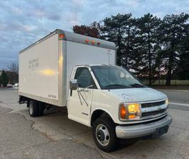 CHEVROLET EXPRESS CUTAWAY (14K ORIGINAL MILES) 2002 CHEVROLET EXPRESS 3500 CUTAWAY BOX TRUCK