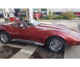 1974 CHEVROLET CORVETTE ROUGE FONCÉ AUTOMATIQUE, 3 VITESS...