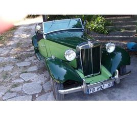 1955 MG T-TYPE VERT FONCÉ MANUEL CONDUITE À GAUCHE IN GAR...