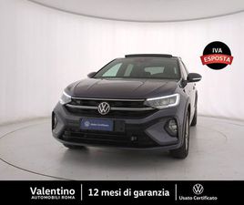 VOLKSWAGEN TAIGO VOLKSWAGEN TAIGO 1.0 TSI R-LINE 115CV DEL 2024 USATA A ROMA