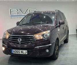 2015 SSANGYONG TURISMO 2.0 EX 5DR TIP AUTO 4WD MPV DIESEL AUTOMATIC