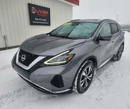 NISSAN MURANO 2024 AWD SV CARPLAY / ANDROID AUTO ALERTE ANGLE MORT FREINAGE D'URGENCE AUTOMATIQUE