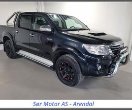 TOYOTA HILUX DOUBLE CABINE 3.0D-4D 171 HK 4WD/D-CAB/AUTOMAT/SKINN/CRUISE/KROK/DAB+