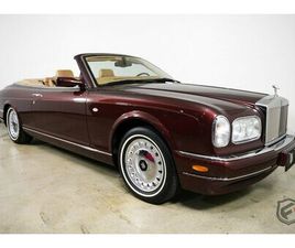 ROLLS ROYCE CORNICHE CABRIOLET 2001 ROLLS-ROYCE CORNICHE