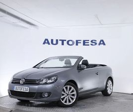 VOLKSWAGEN GOLF CABRIOLET CABRIO 2.0 TDI DSG AUTO 140CV 2P # CUERO, PARKTRONIC