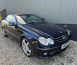 2006 MERCEDES-BENZ CLK 3.0 CLK280 SPORT CABRIOLET 2DR PETROL 7G-TRONIC (229