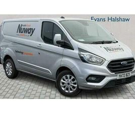 FORD TRANSIT CUSTOM 2022 FORD TRANSIT CUSTOM 2.0 ECOBLUE 130PS LOW ROOF LIMITED VAN PANEL VAN DIESEL MANUAL