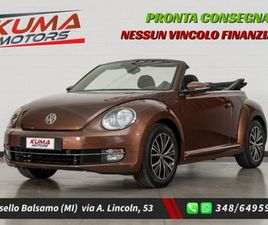 VOLKSWAGEN BEETLE CABRIO MAGGIOLINO MAGGIOLINO CABRIO 1.2 TSI DESIGN BLUEMOTION TECHNOLOGY