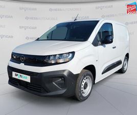 OPEL COMBO CARGO OPEL COMBO CARGO M 650KG BLUEHDI 100CH SS PACK PREMIUM CONNECT D'OCCASION - HESS AUTOMOBILE