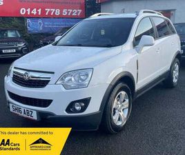 VAUXHALL ANTARA 2016 VAUXHALL ANTARA 2.2 CDTI EXCLUSIV 2WD EURO 5 (START/STOP) 5DR MPV DIESEL MANUAL