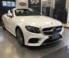 3.0 E350D V6 AMG LINE CABRIOLET G-TRONIC+ 4MATIC EURO 6 (START/STOP) 2DR