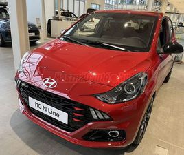 HYUNDAI I10 HYUNDAI I10 1.2 MPI N-LINE UTOLSÓ I10-EK EGYIKE SZÍVÓMOTORRAL AUTOMATA VÁLTÓVAL AZONNAL ELVIHETŐ!!!