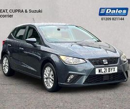 2021 SEAT IBIZA IBIZA 1.0 TSI 95 SE TECHNOLOGY [EZ] 5DR HATCHBACK HATCHBACK PETROL MANUAL