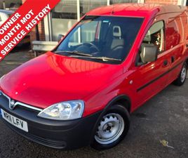 VAUXHALL COMBO 1.3 CDTI 1700 ECOFLEX 16V SE PANEL VAN 3DR DIESEL MANUAL (134 G/KM, 69 BHP)
