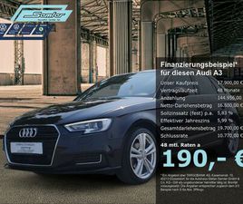 AUDI A3 SPORTBACK 30 TFSI AUDI A3 SPORTBACK 30 1.0 TFSI NAVI BI-XEN SHZ PDC GRA