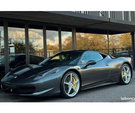 FERRARI 458 ITALIA FERRARI 458 ITALIA V8 570 CV LYFT CARBONE GARANTIE FERRARI POWER